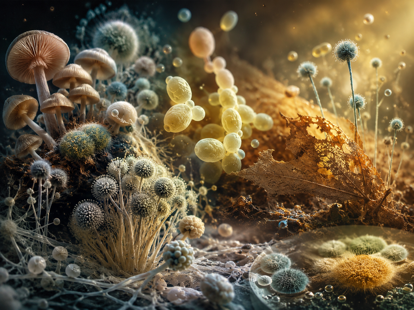 Fungal growth — yeast and mold